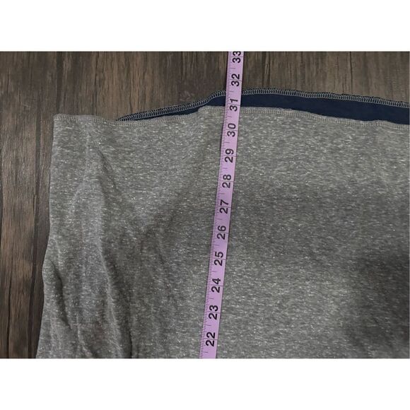 Marine Layer Henley Dark Heather Gray Striped Long Sleeve Size L/XL - Picture 11 of 11